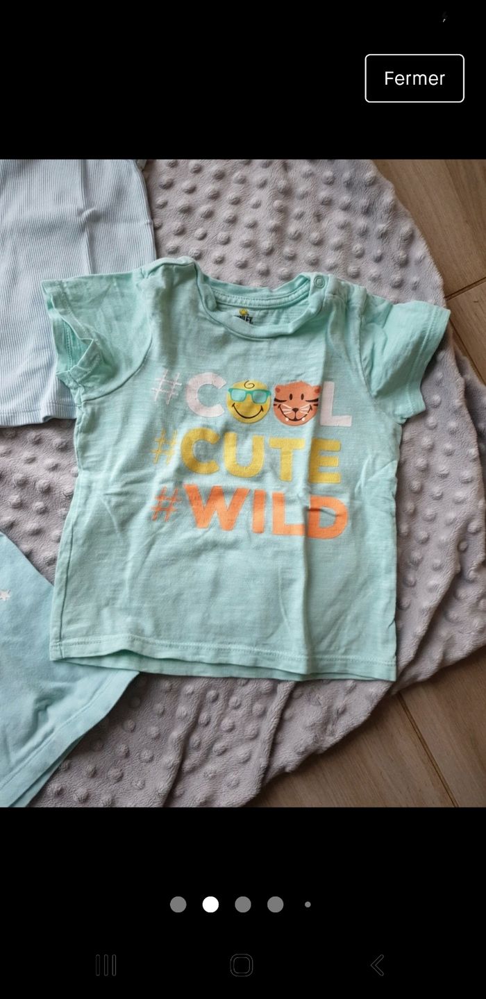 Lot de 3 tee-shirt 18 mois - photo numéro 3