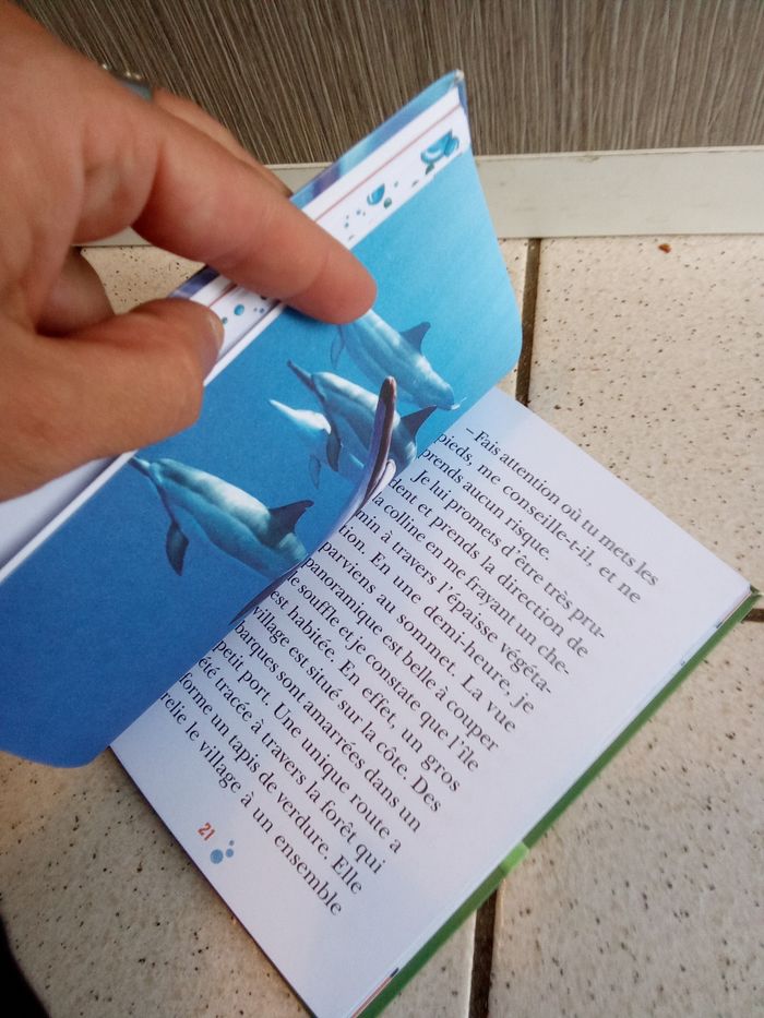 Livre bibliothèque verte les dauphins 6-8 ans - photo numéro 3