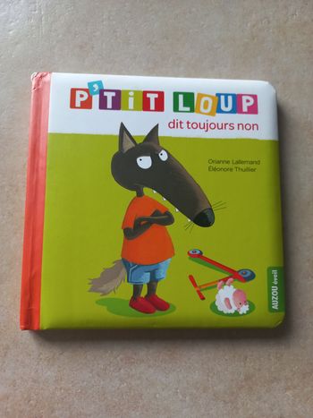 Livre bébé p'tit loup dit toujours non 
