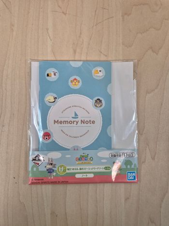 Memo note Animal Crossing Ichibankuji 