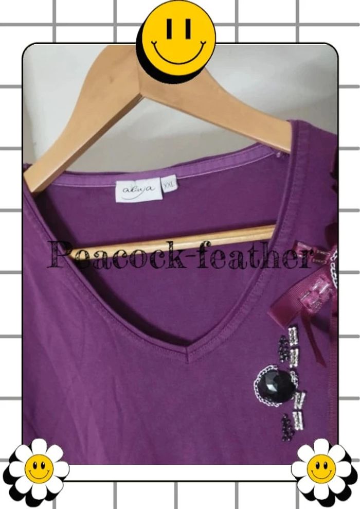 Haut violet 44 - photo numéro 6