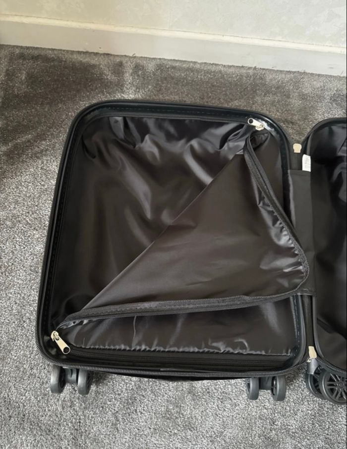 Valise voyage grise taille 45X34X20 cm - photo numéro 7