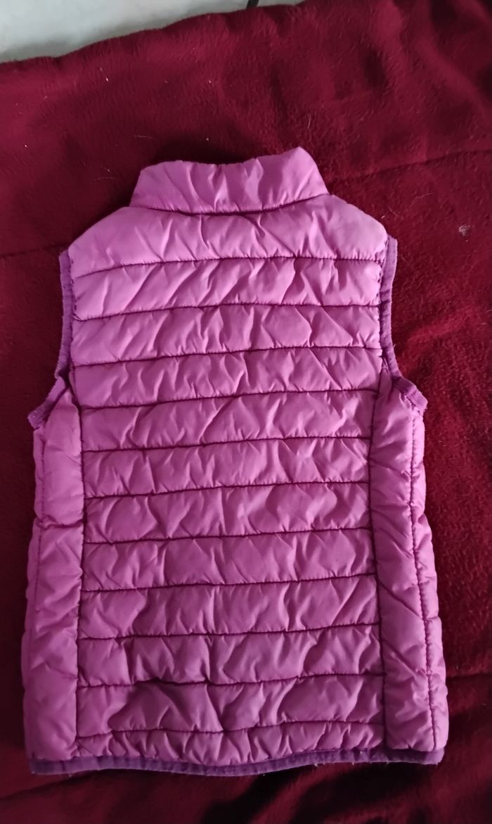 Doudoune sans manches  ,rose  ,Okaidi  ,4 ans  ,102 cm - photo numéro 4