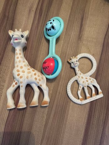 Lot de 3 jeu Sophie la girafe 