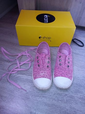 basket rose pailleté éram pointure 28