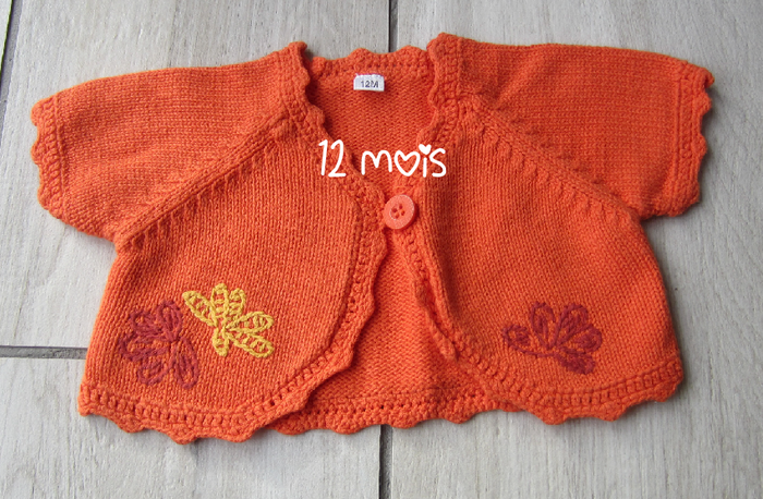 Gilet bébé fille