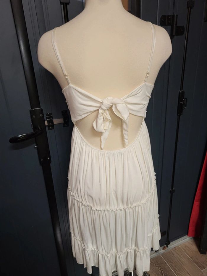Magnifique robe d'été crème - photo numéro 4