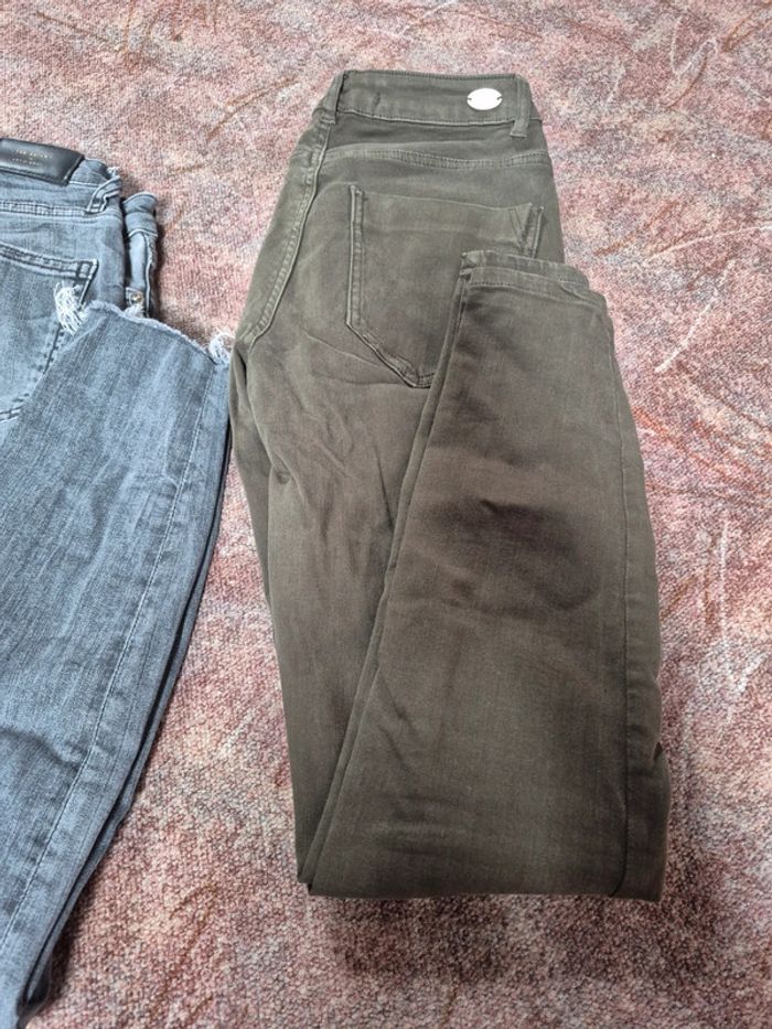 Lot jeans skinny zara taille 36 - photo numéro 5