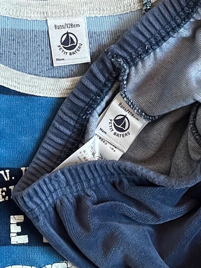 Pyjama chaud en velours Petit bateau T-8 ans - photo numéro 7
