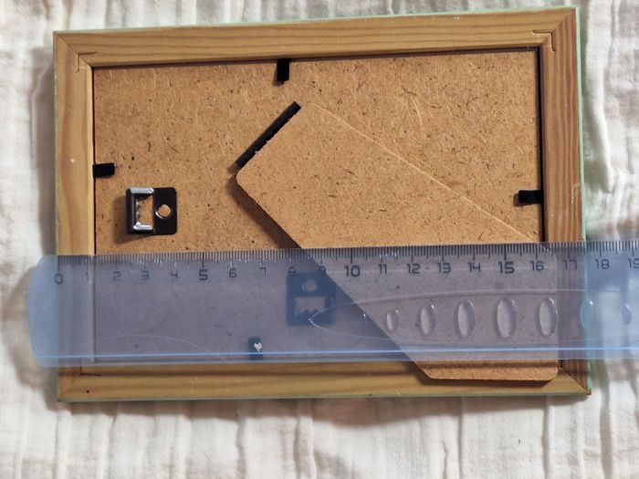 Petit cadre en bois vert à poser seigneur Shiva - photo numéro 3