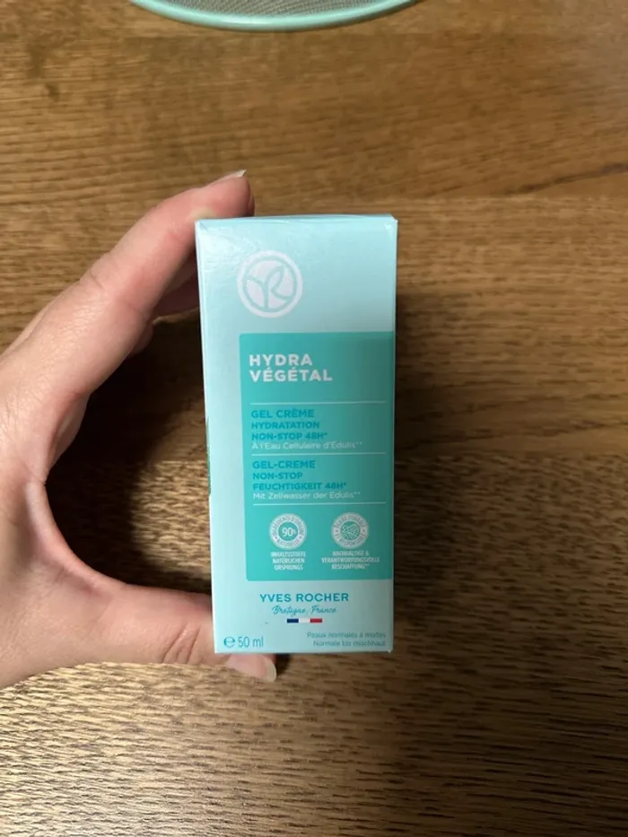 Gel crème hydratation