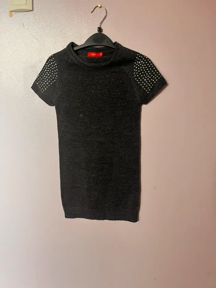 Robe enfant a paillettes