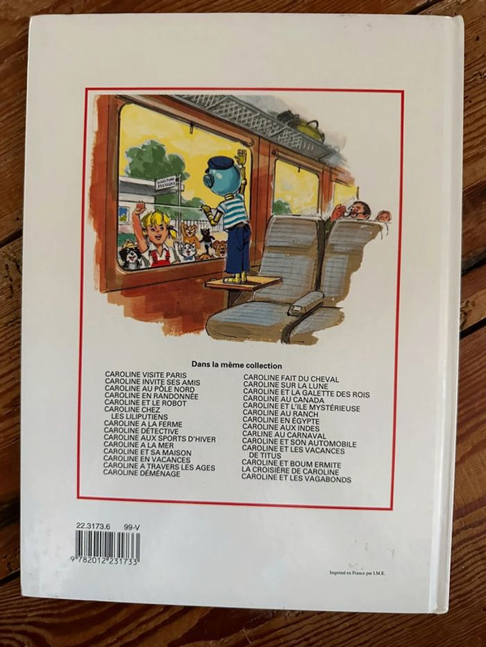 Livre vintage Pierre Probst Caroline et les vacances de Titus - photo numéro 2