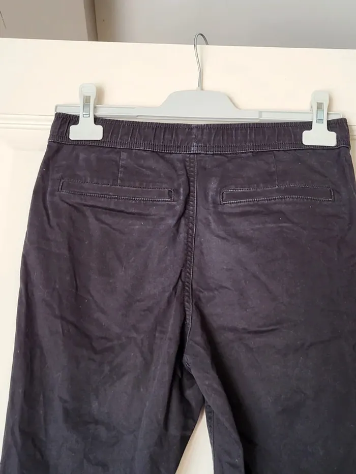 Pantalon en toile noire Kiabi - photo numéro 5