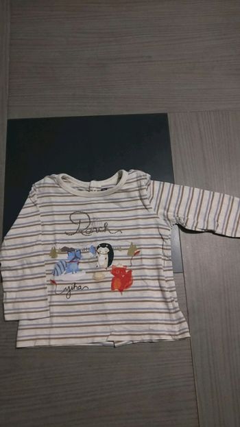 T-shirt manches longues sergent major 9 mois