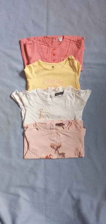 Lot de 4 haut Taille 2 ans