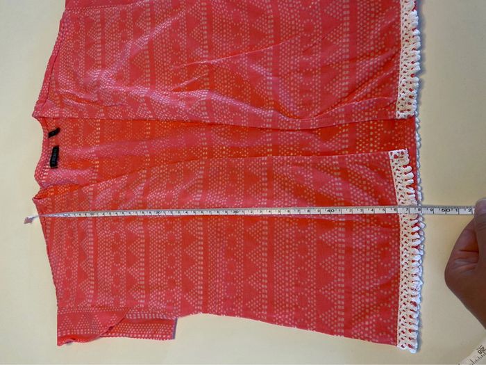 Gilet manches courtes corail Ikks neuf 8 ans - photo numéro 6