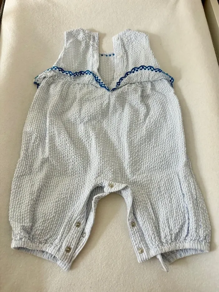 Combinaison d’été bébé fille taille 6mois - photo numéro 4
