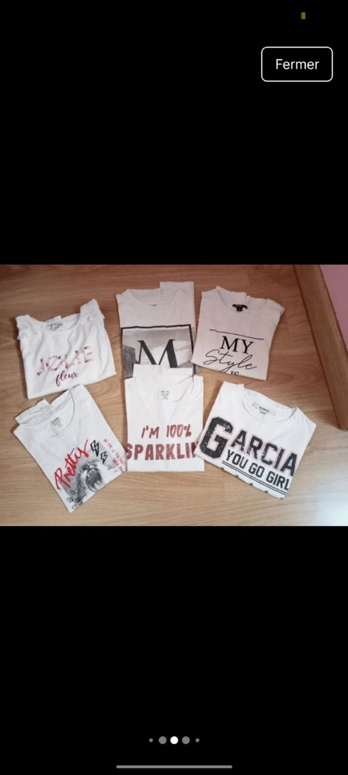 Lot de plus de 60 vêtements fille 10 ans en très bon état - photo numéro 8
