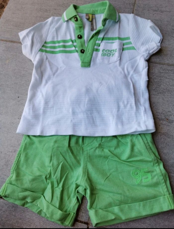 Ensemble été bébé garçon 12 mois