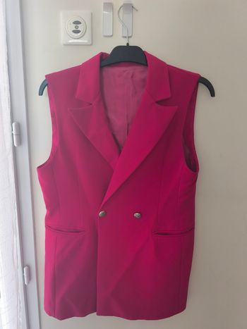 Veste costume sans manches sans