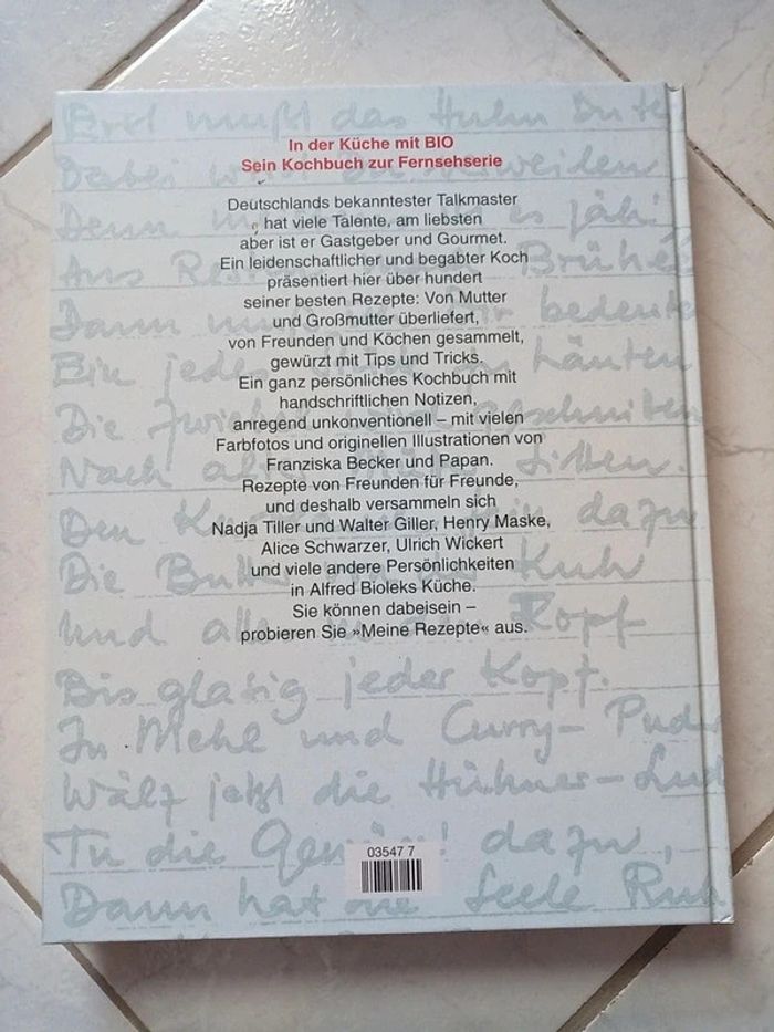 Kochbuch Alfred Biolek Meine Rezepte - photo numéro 2