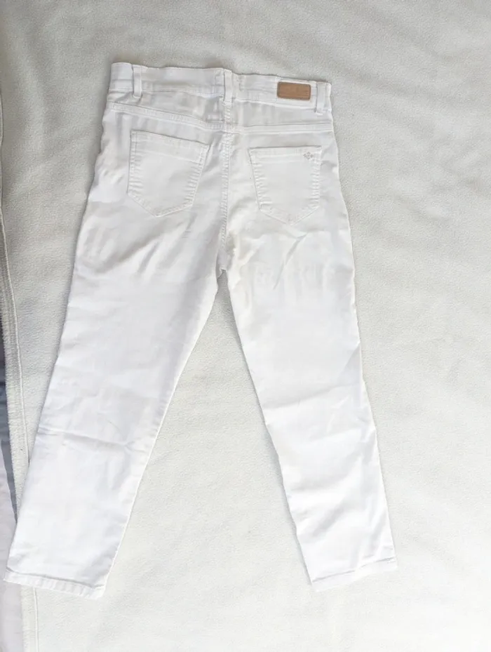 Jean blanc Caroll Premium – Slim 3/4 chic & confort T38 - photo numéro 8
