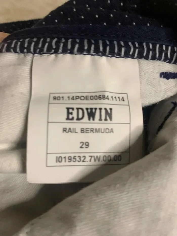 Short Homme Edwin bleu-Taille M - photo numéro 4