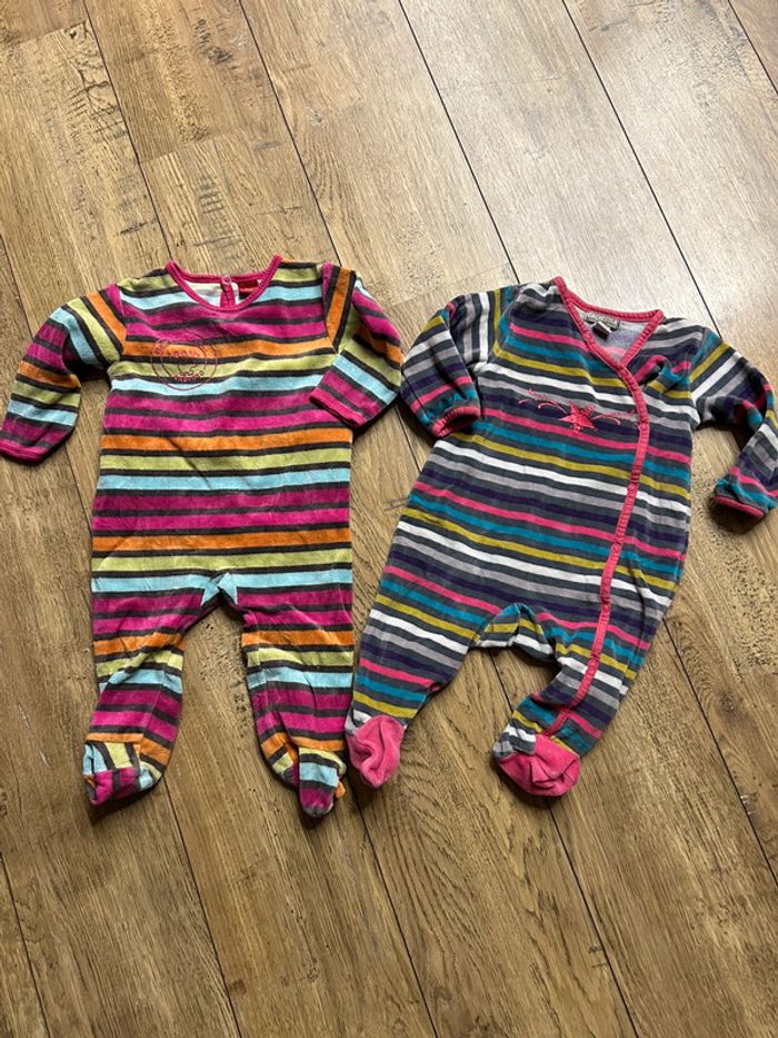 Lot de 2 pyjamas bébé fille 6 mois