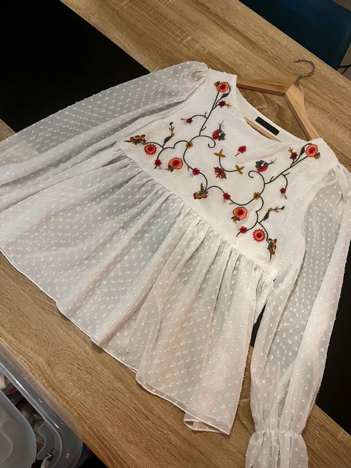 Blouse à fleur