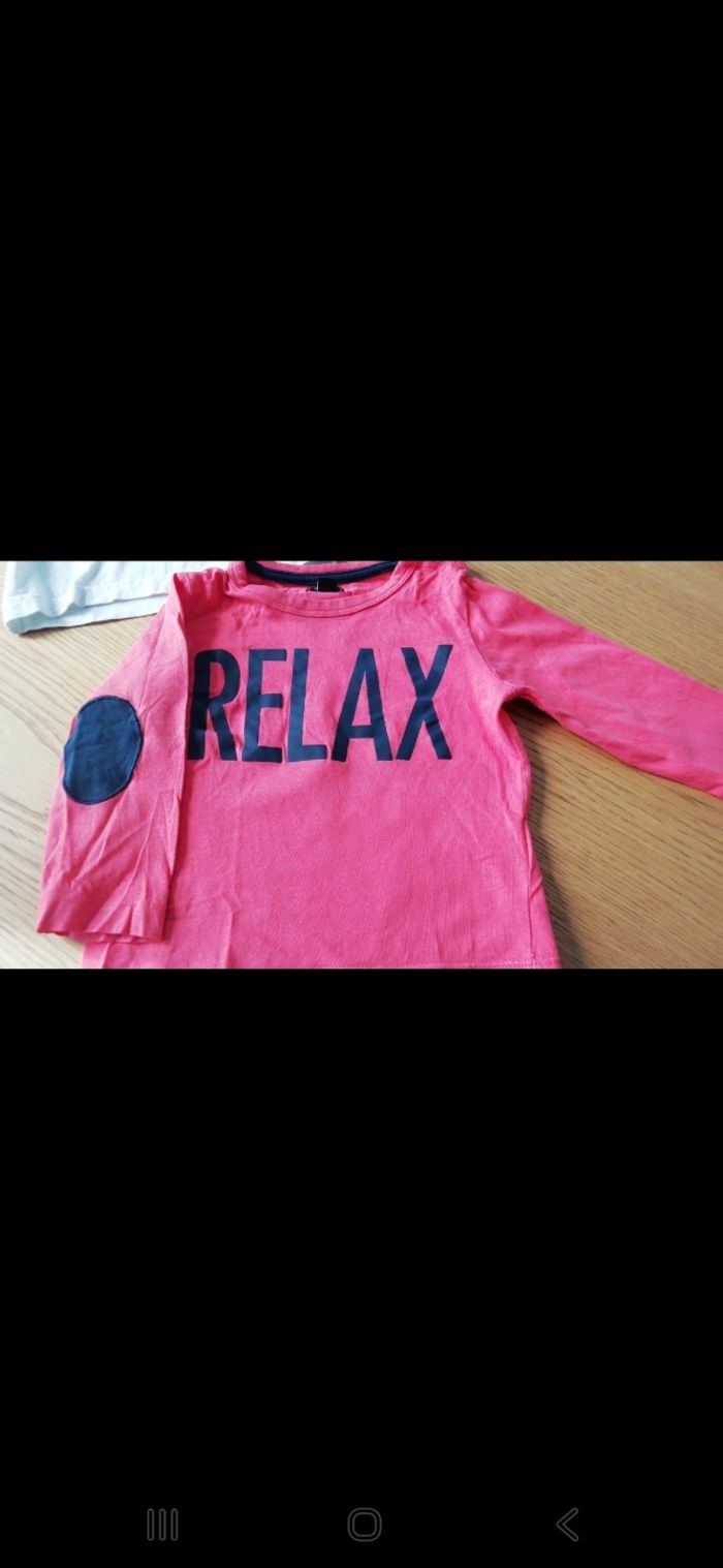 Lot t-shirts manches longues 18 mois - photo numéro 8