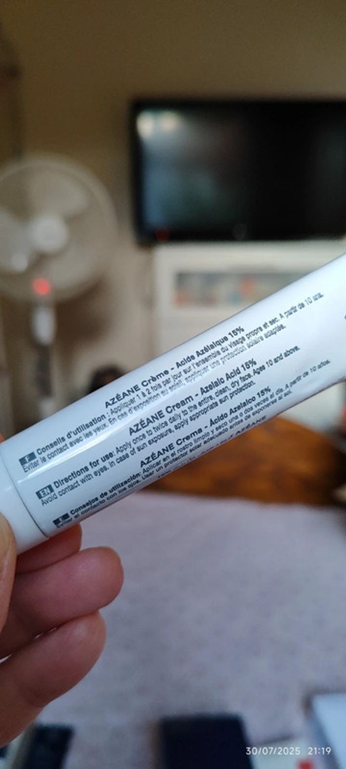 ACM Azéane Crème 15% Acide Azélaïque Anti-Tâches Imperfections et Rougeurs 30ml - photo numéro 3