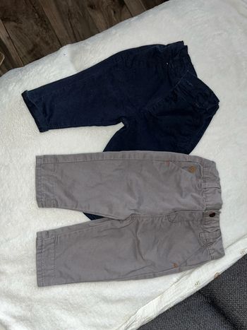 Lot de 2 pantalons 6 mois
