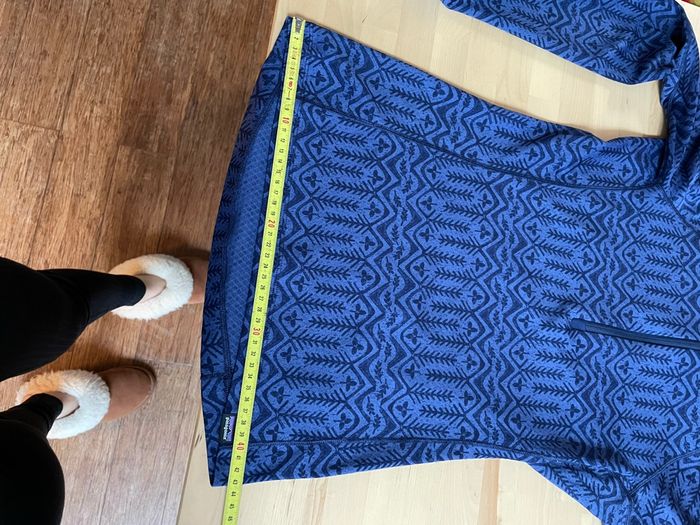 Sweat Patagonia thermique  marine motifs XS - photo numéro 9