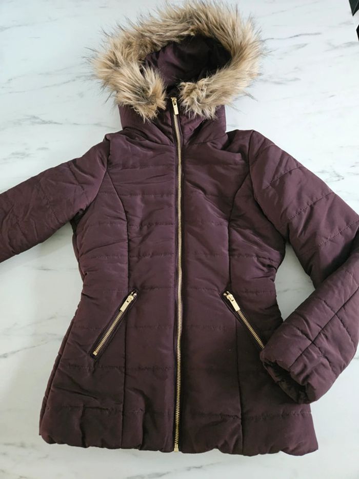 H&M doudoune prune taille 34 - photo numéro 12