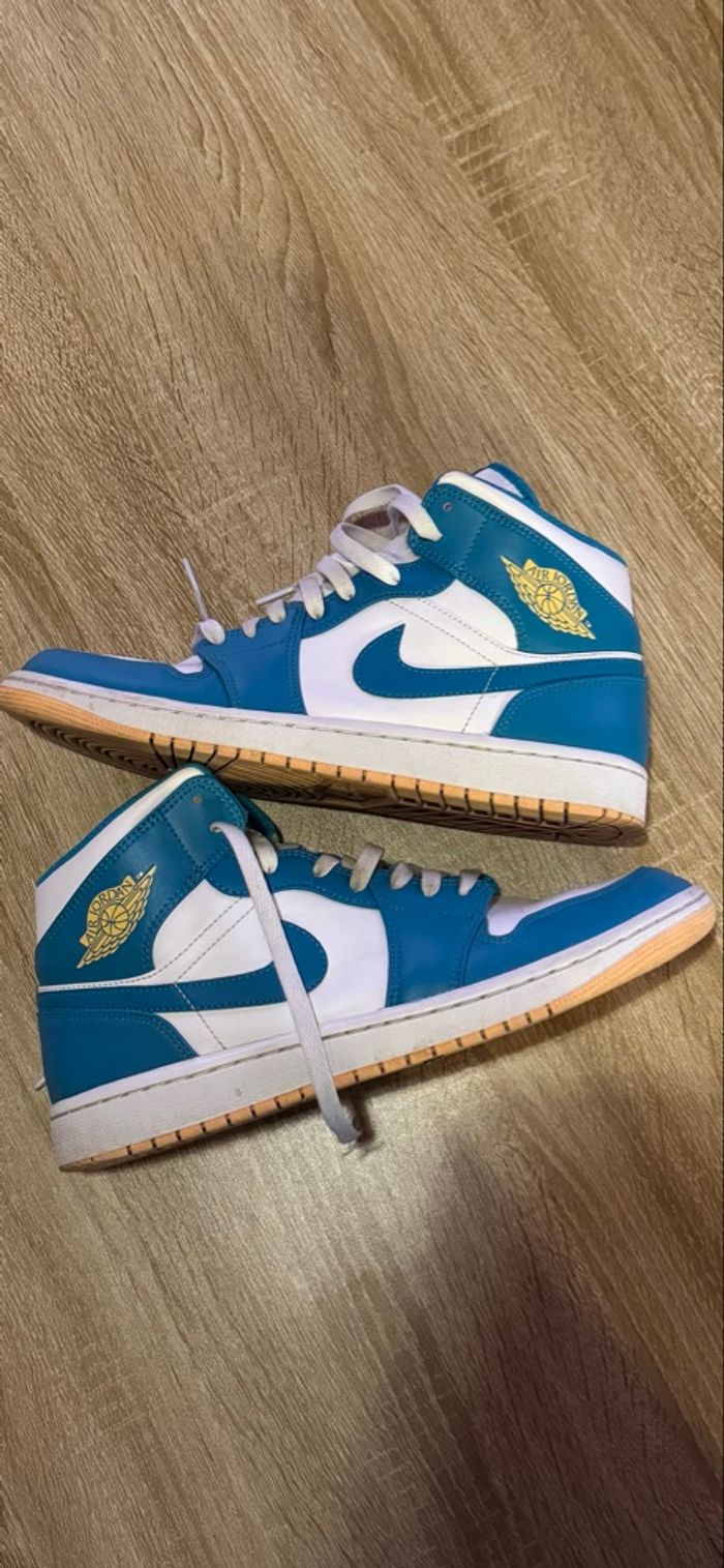 jordan 1 mid aquatone - photo numéro 4