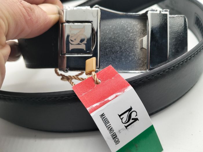 Ceinture en cuir Massiliano Sergio - photo numéro 6