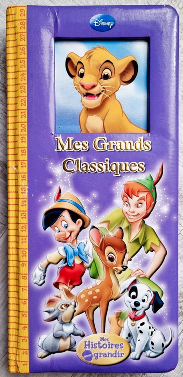 Livre mes grands classiques disney page cartonné