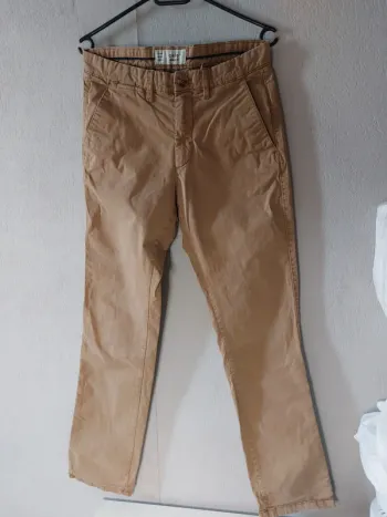 Pantalon style shino beige straight it "Celio"