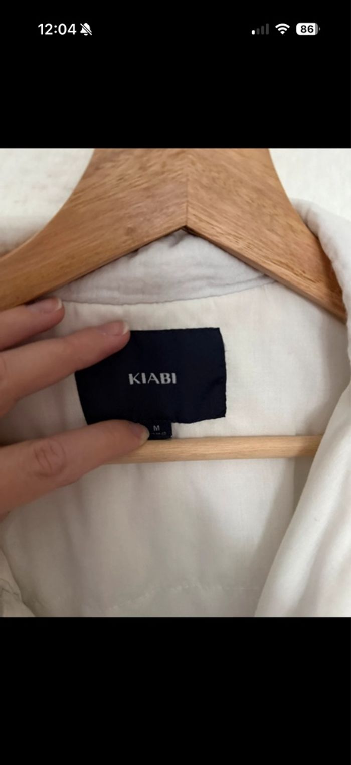 Veste blanche Kiabi - photo numéro 4