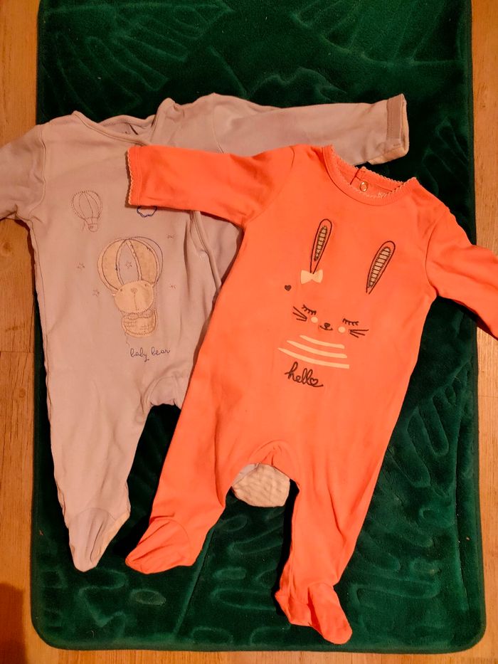 Lot de 2 pyjamas en coton