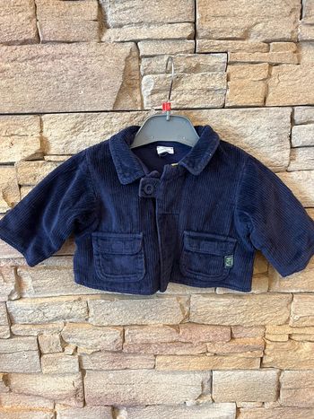 Veste velours 3 mois