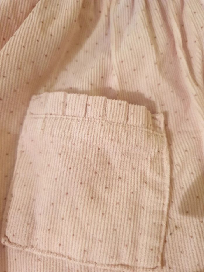 Robe en velours rose pâle bout'chou 6m - photo numéro 2