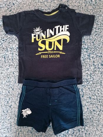 Tee-shirt short garçon 12 mois