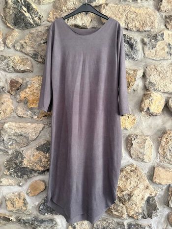 Robe en daim grise 