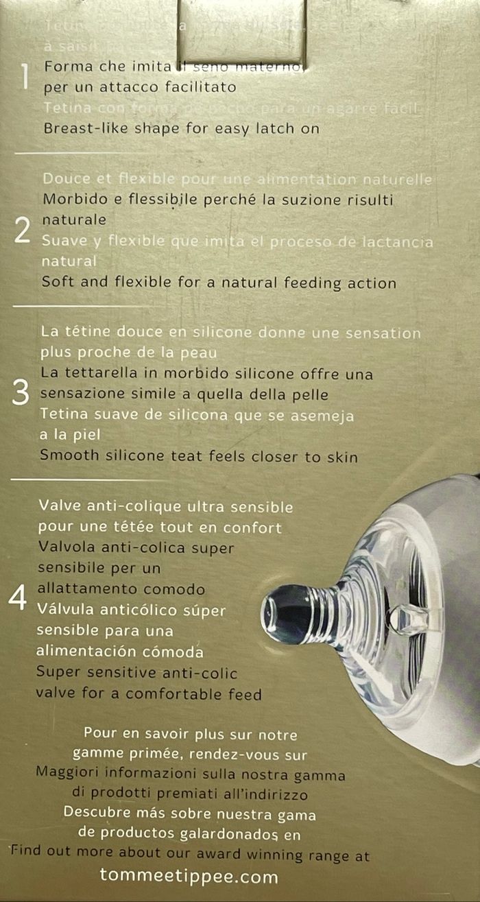 Biberon Tommee Tippee 260 ml zéro mois et plus - photo numéro 3