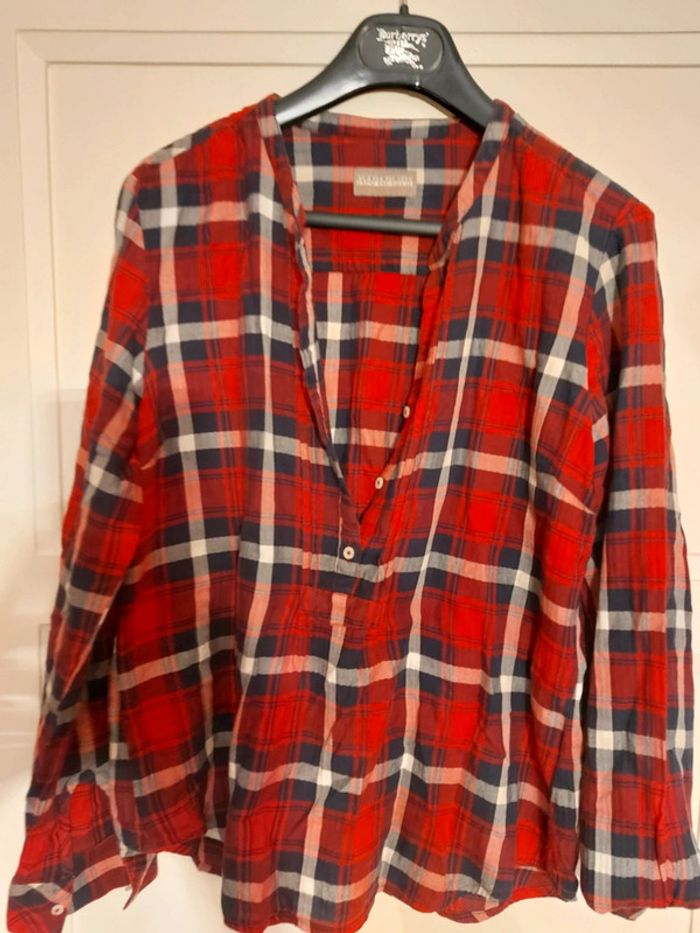 Chemise à carreaux