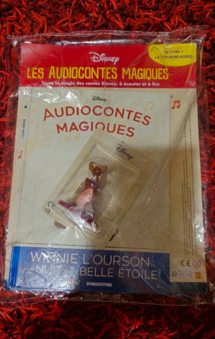 Livre et figurine 128 des audiocontes Magiques altaya audio conte audio compte disney