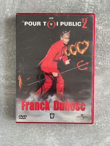 DVD spectacle humour, comique Franck Dubosc, pour toi public 2 en français.