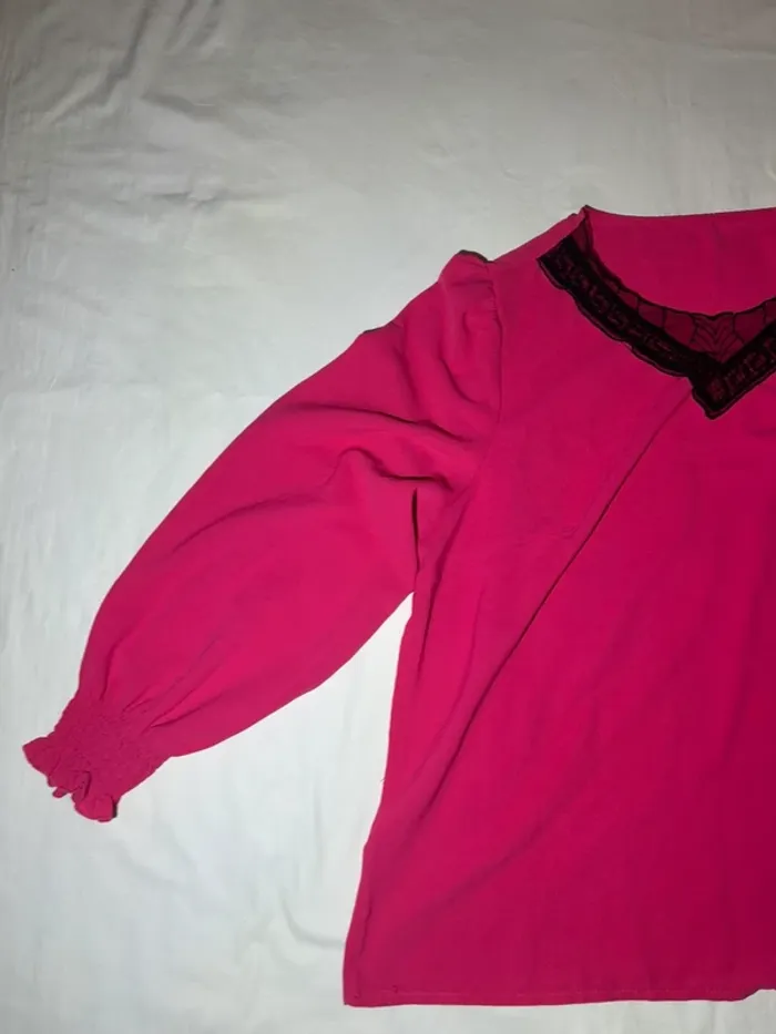 Blouse rose shein - photo numéro 3